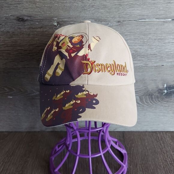 Disney Baseball Cap Hat - Toy Story - Buzz Lightyear And Aliens - Disneyland - Picture 1 of 6